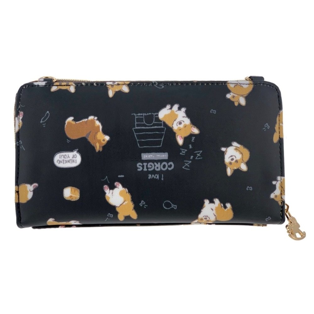 Waterproof Corgi Crossbody Shoulder Clutch Purse - Picture 2 of 15